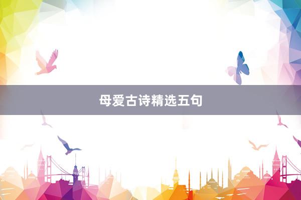 母爱古诗精选五句